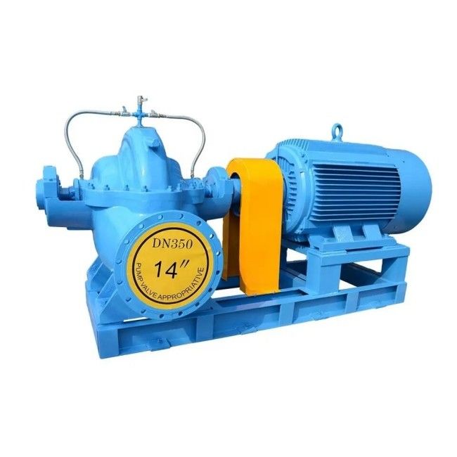 22-1800kW مضخة شفط مزدوجة أحادية الطور ، مضخة مياه كهربائية عالية التدفق ISO9001