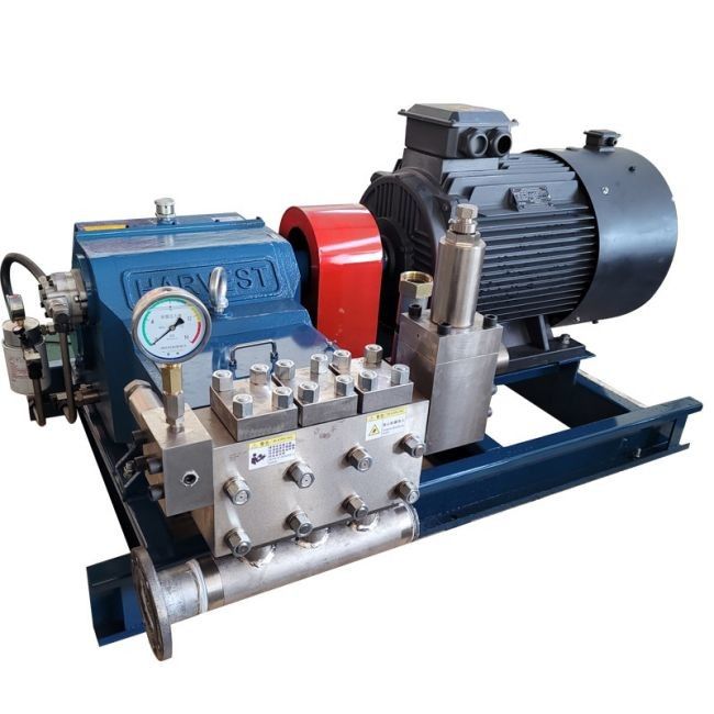 1000-3000 RPM تردد مضخة البستون 60 هرتز / مضخة المضخة عالية الضغط مع أسطوانة واحدة